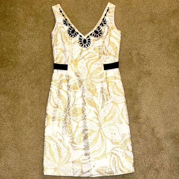 Lilly Pulitzer Dresses & Skirts - 🖤 Lilly Pulitzer White Shift Dress 🖤